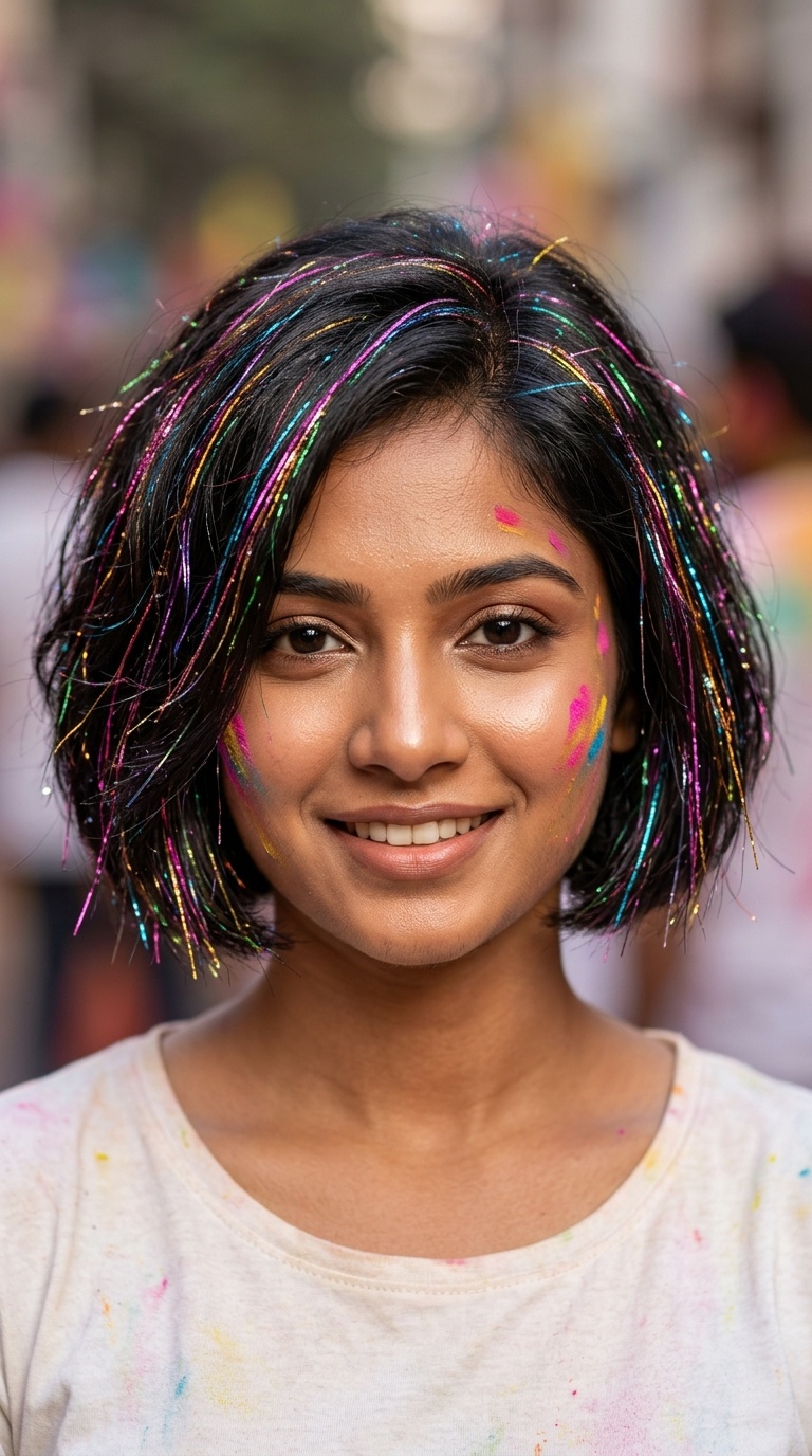 Colorful Hair Tinsel