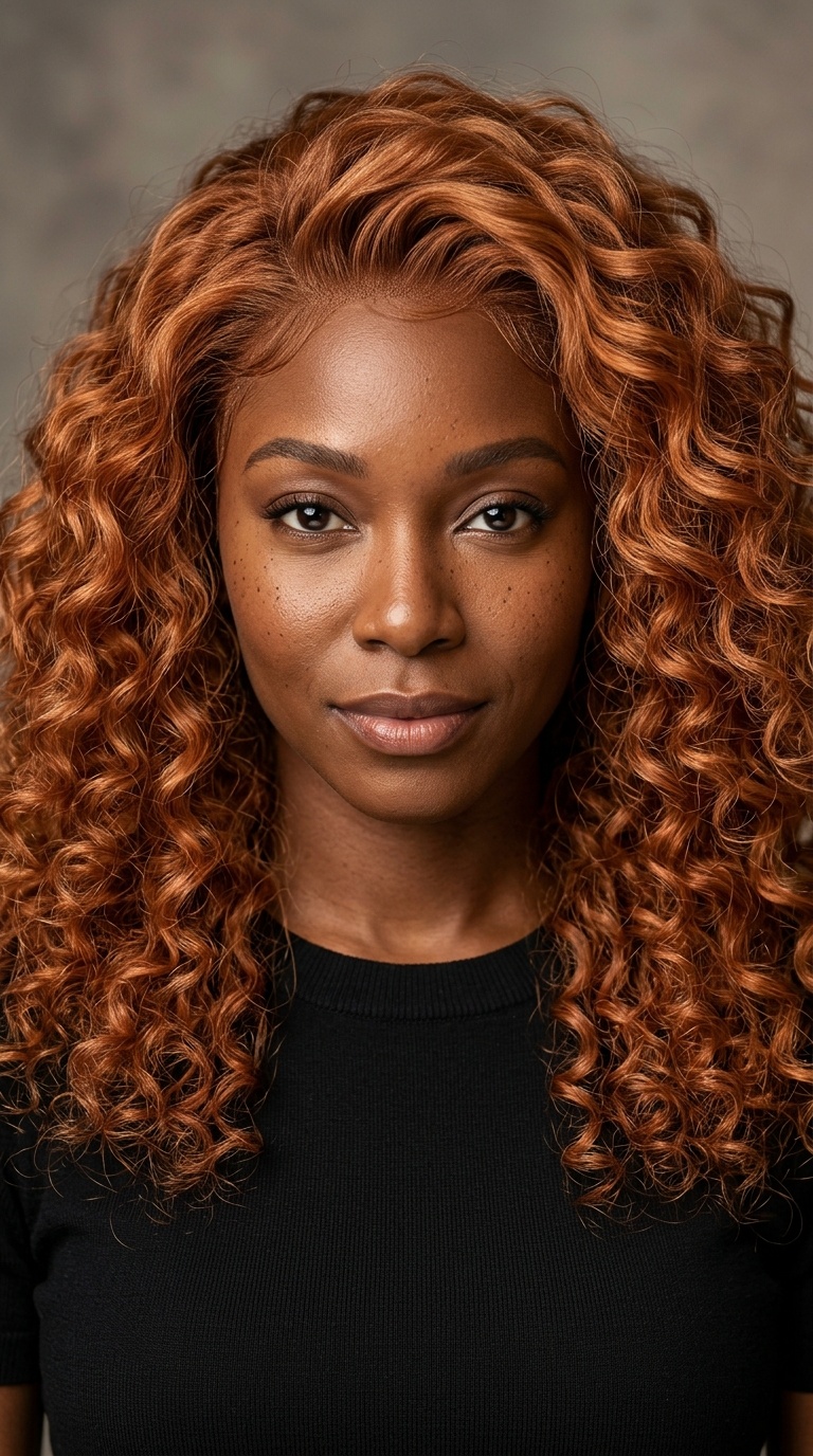 Copper Ginger Loose Curls