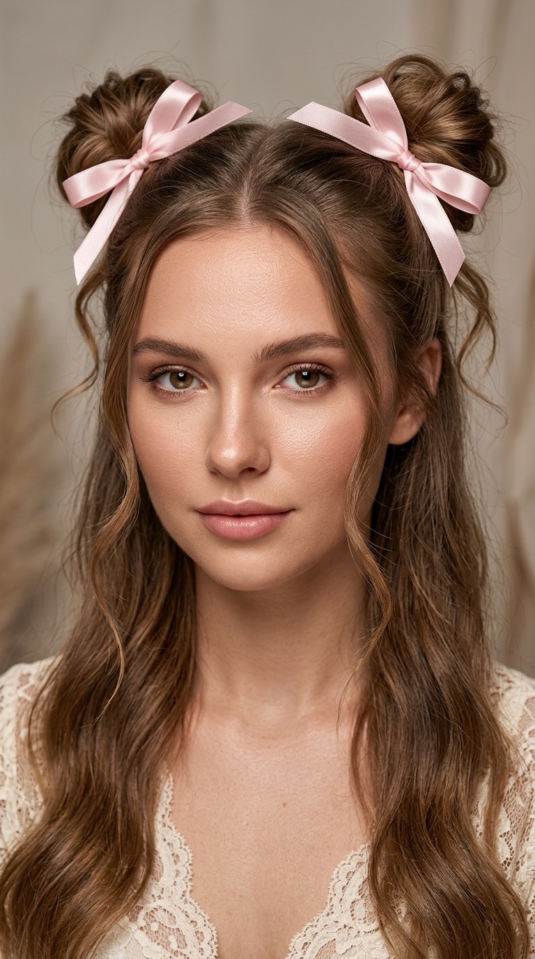 Coquette Space Buns