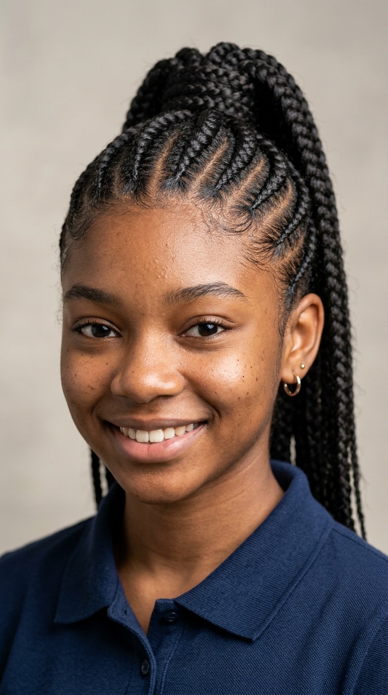 Cornrow Ponytail