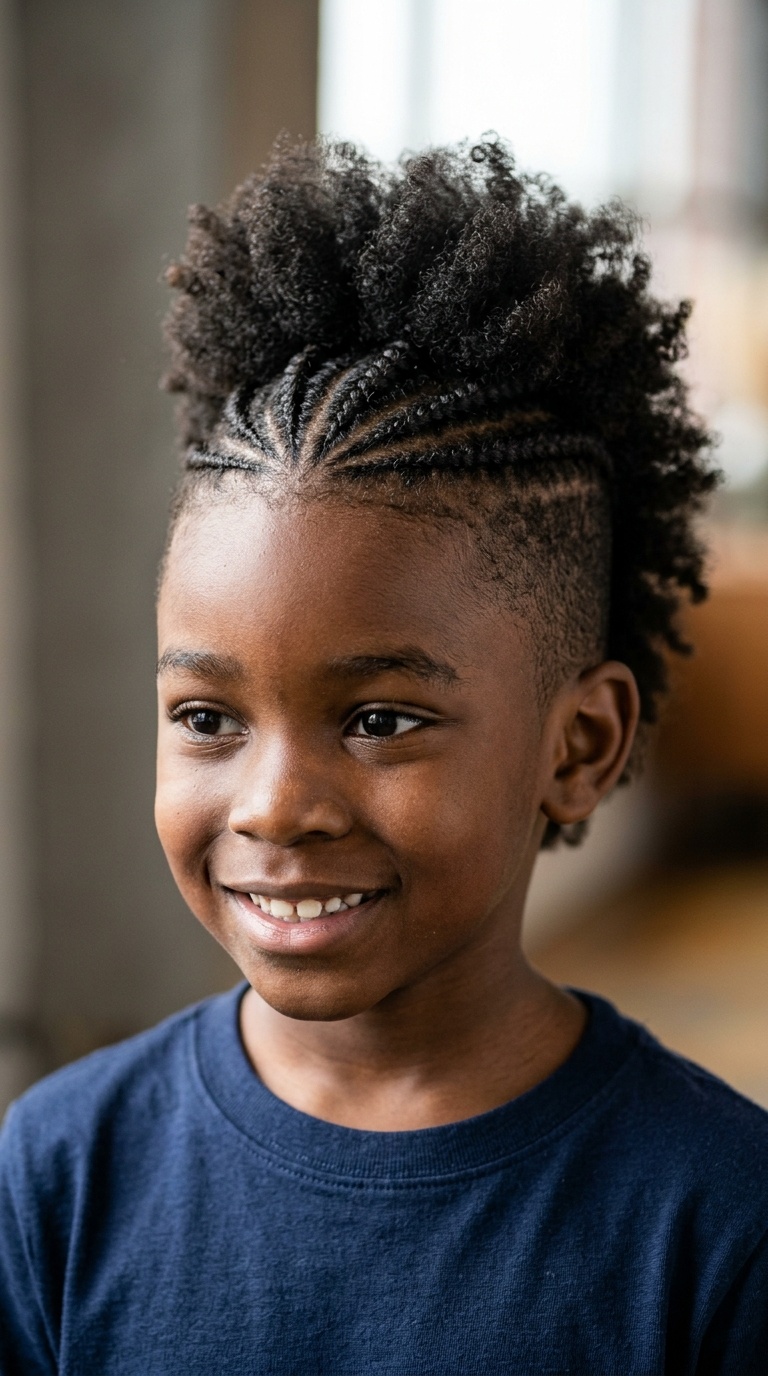 Cornrowed Mohawk (Frohawk)