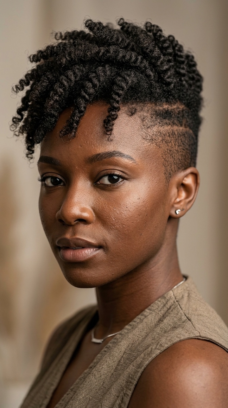 Creative Under-Cut with Natural Top