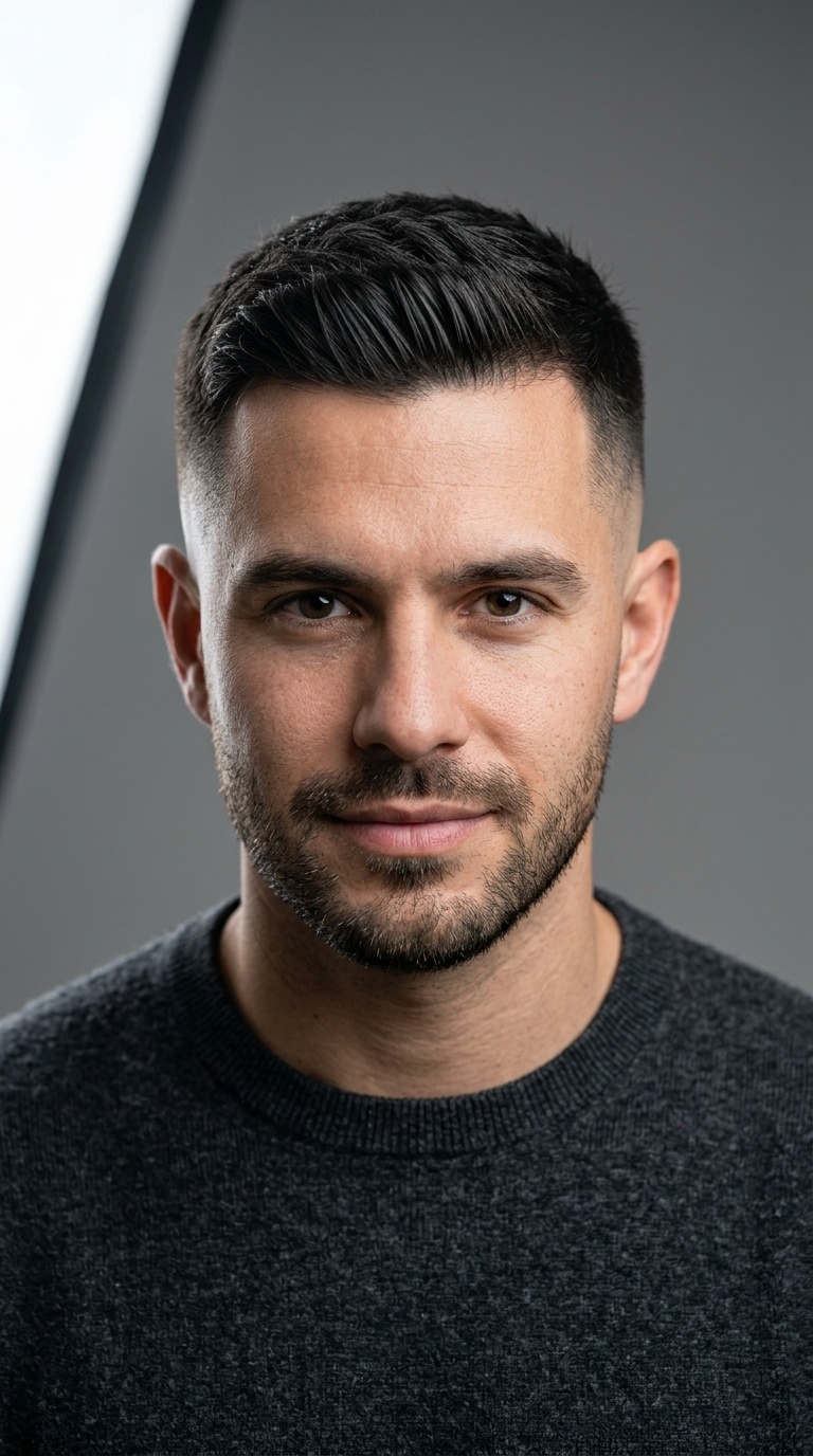 Crew Cut with Skin Fade