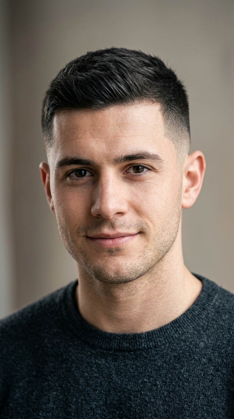 Crew Cut with Taper Fade