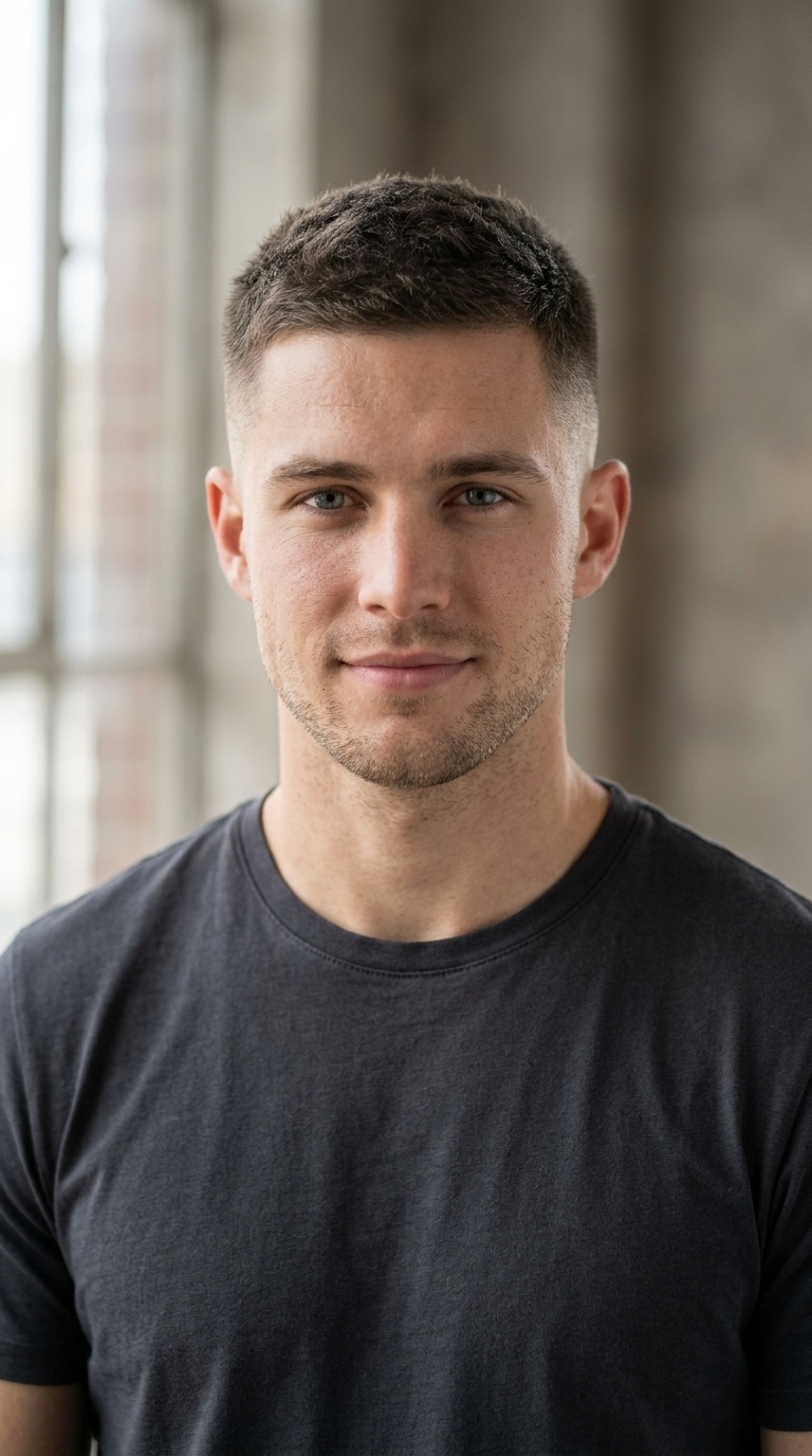 Crew Cut with Taper Fade