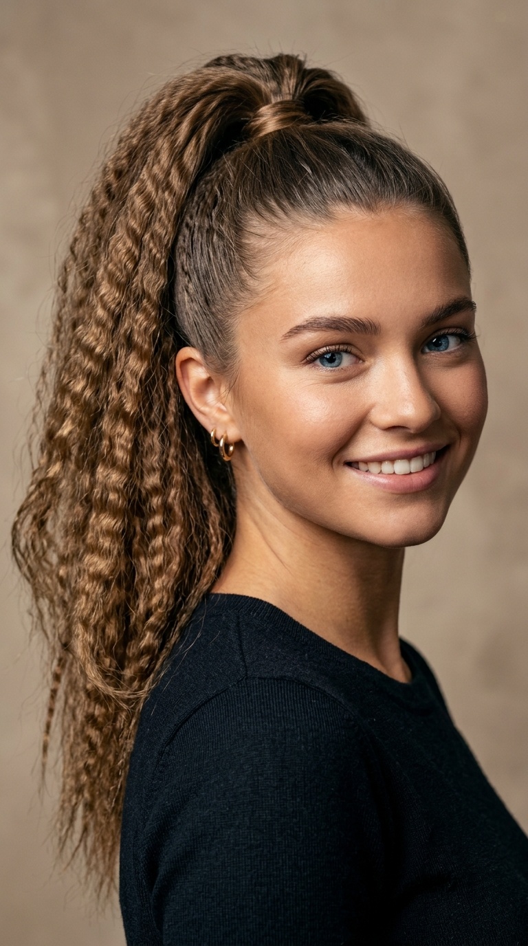 Crimped 90s Style Pony