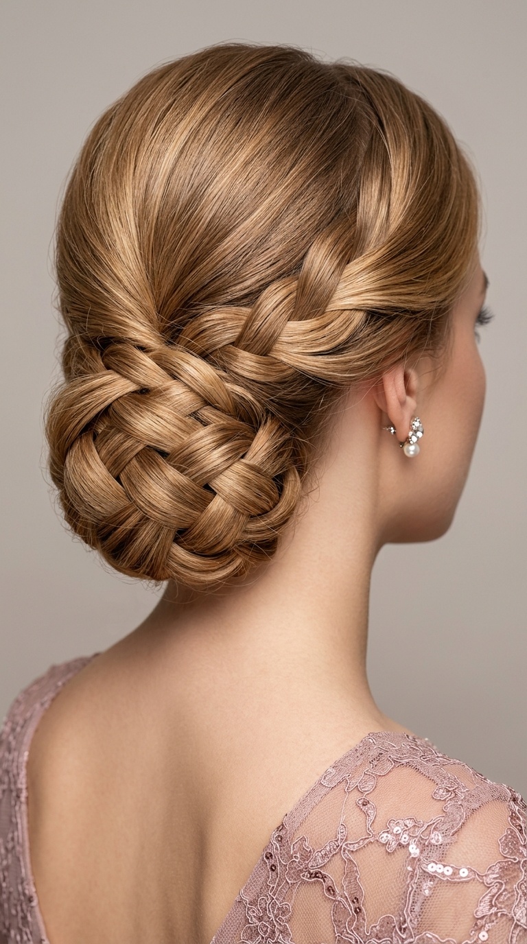 Criss-Cross Basket Weave Chignon