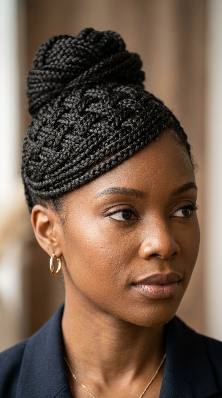 Criss-Cross Basket Weave Updo