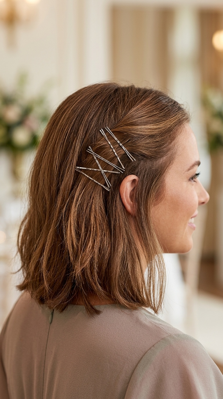Criss-Cross Bobby Pin Art