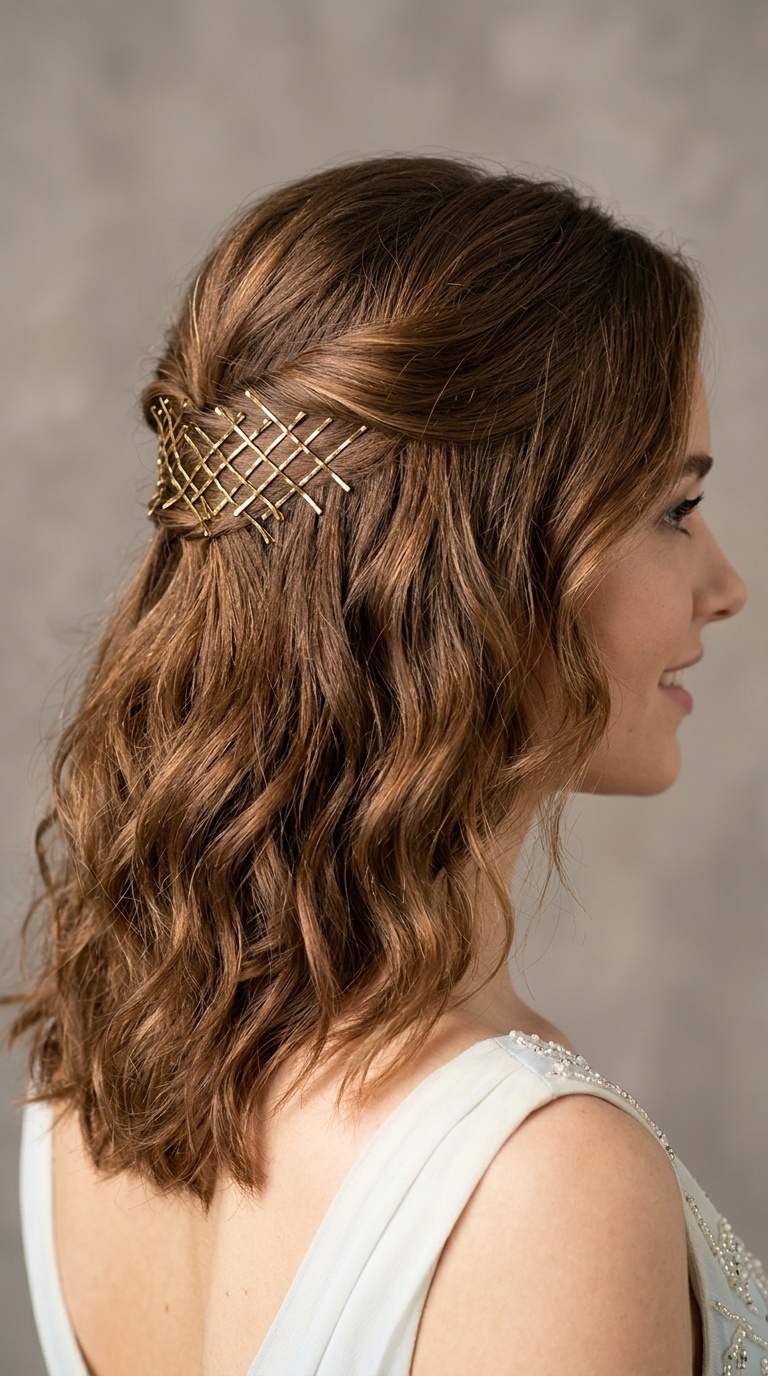 Criss-Cross Bobby Pin Art