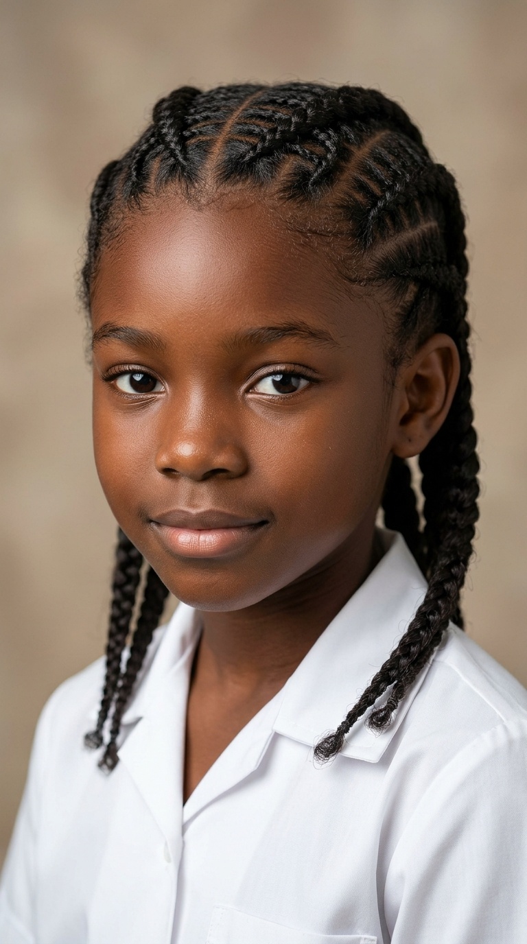 Criss-Cross Cornrows