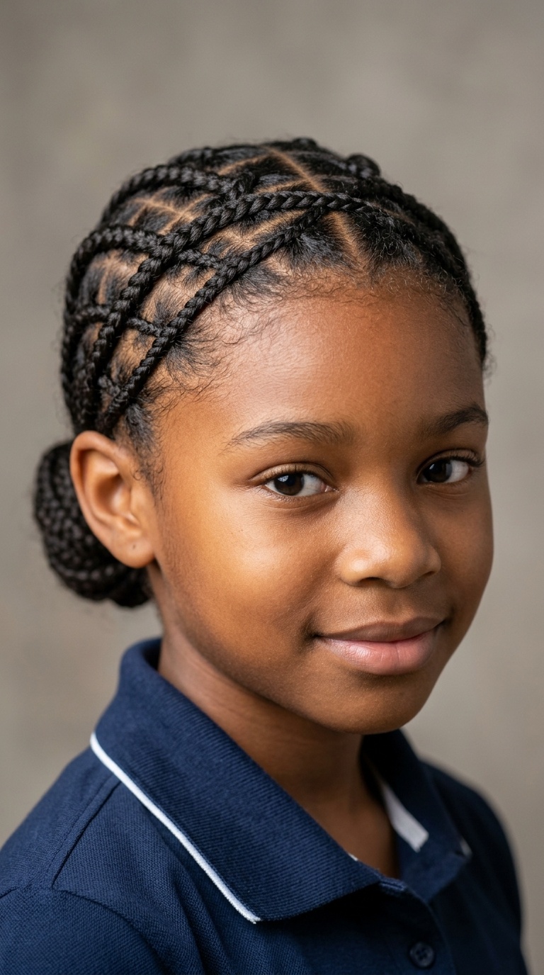 Criss-Cross Cornrows