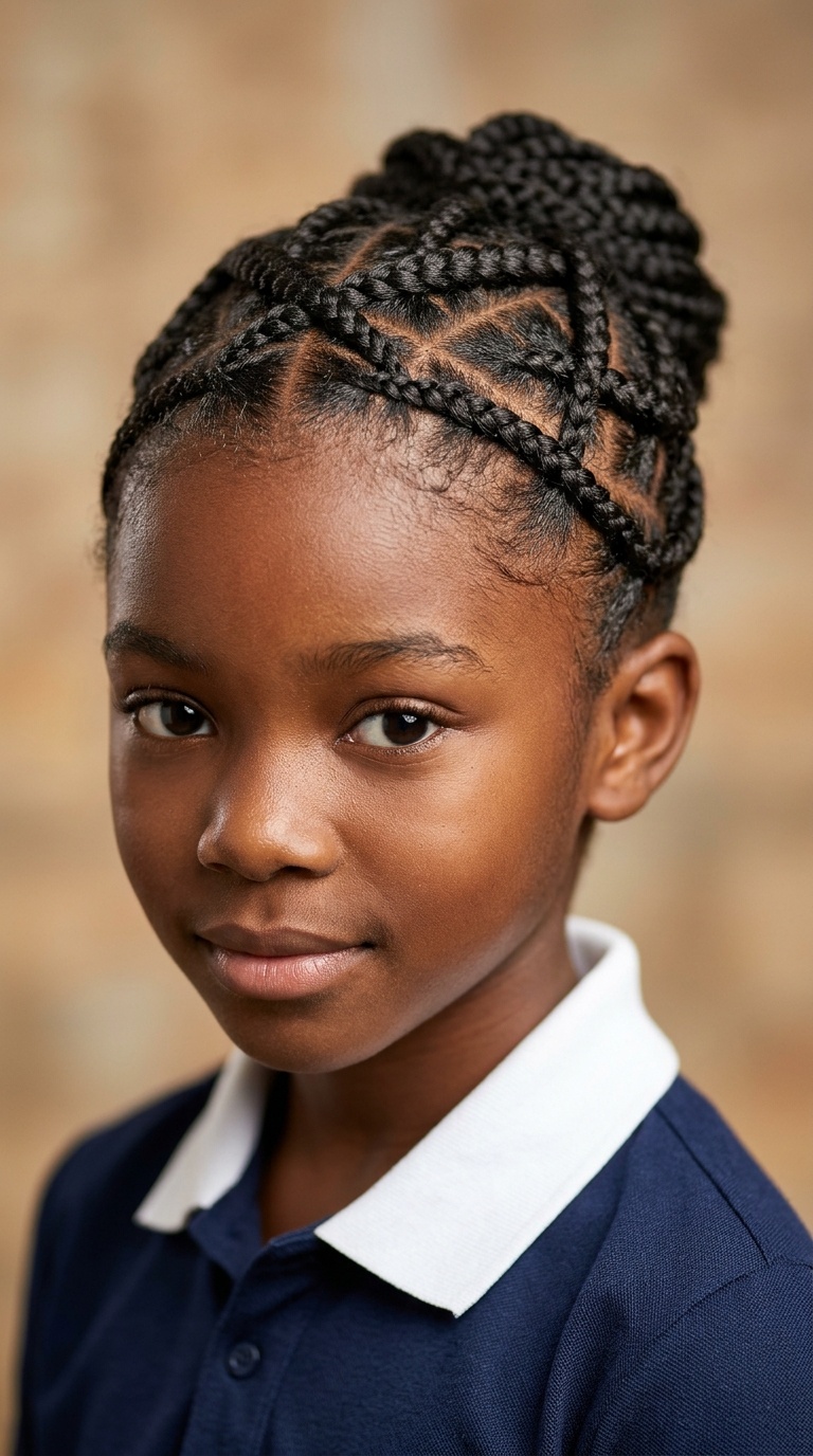 Criss-Cross Cornrows