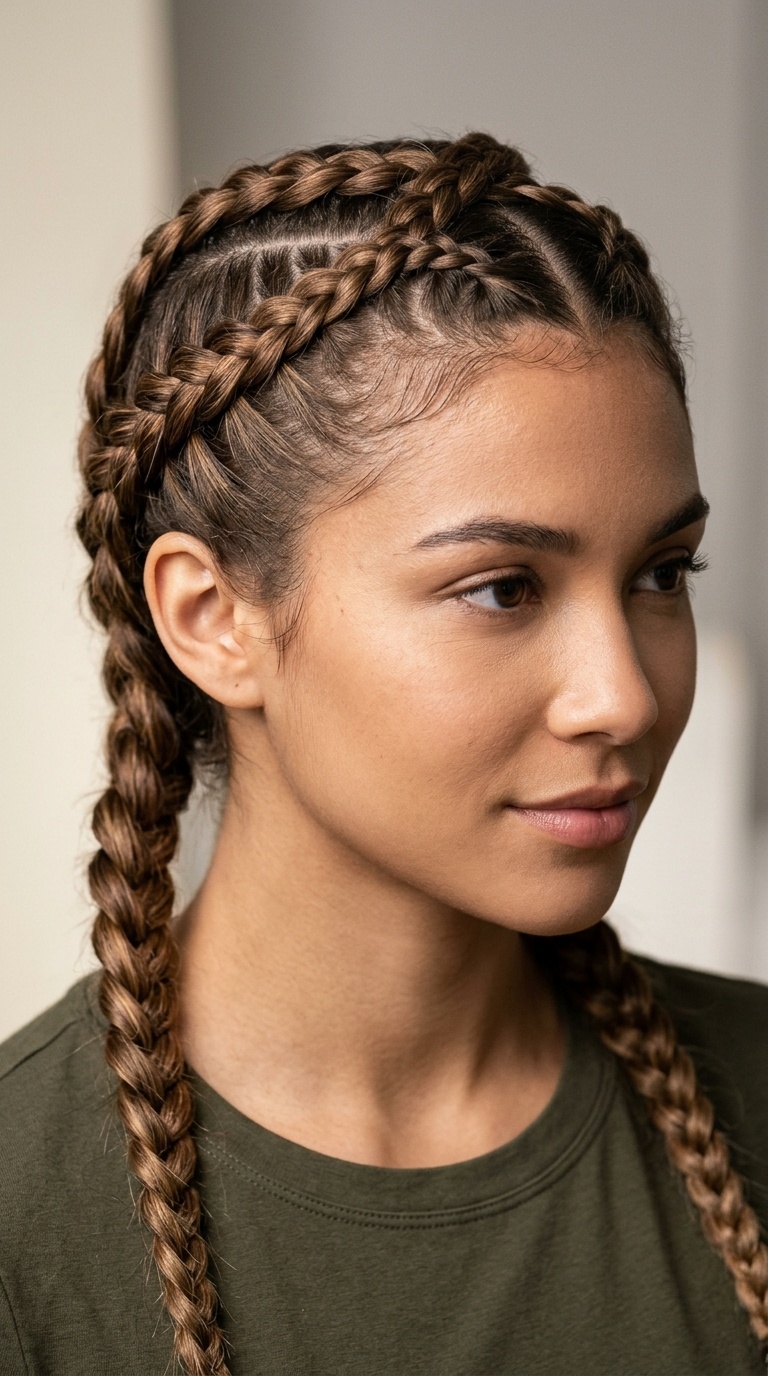 Criss-Cross Dutch Braids