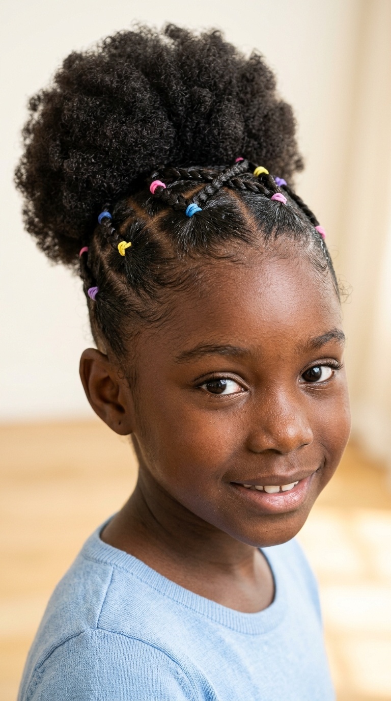 Criss-Cross Elastic Band Puff