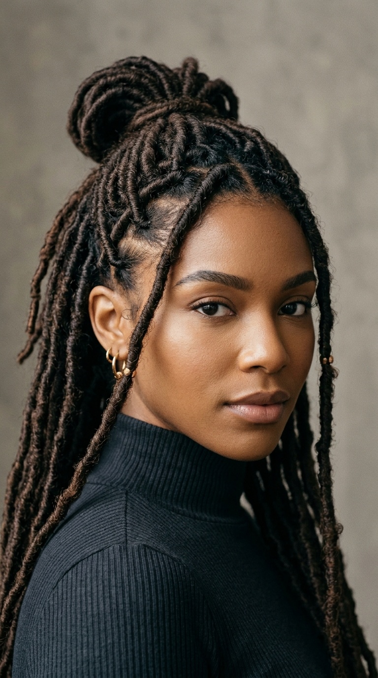 Criss-Cross Front Half-Up