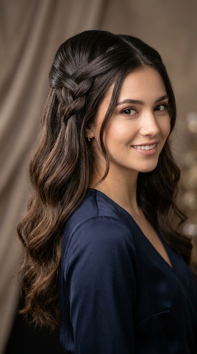 Criss-Cross Half-Up Style