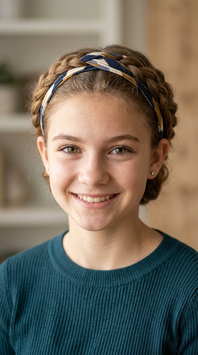Criss-Cross Headband Look