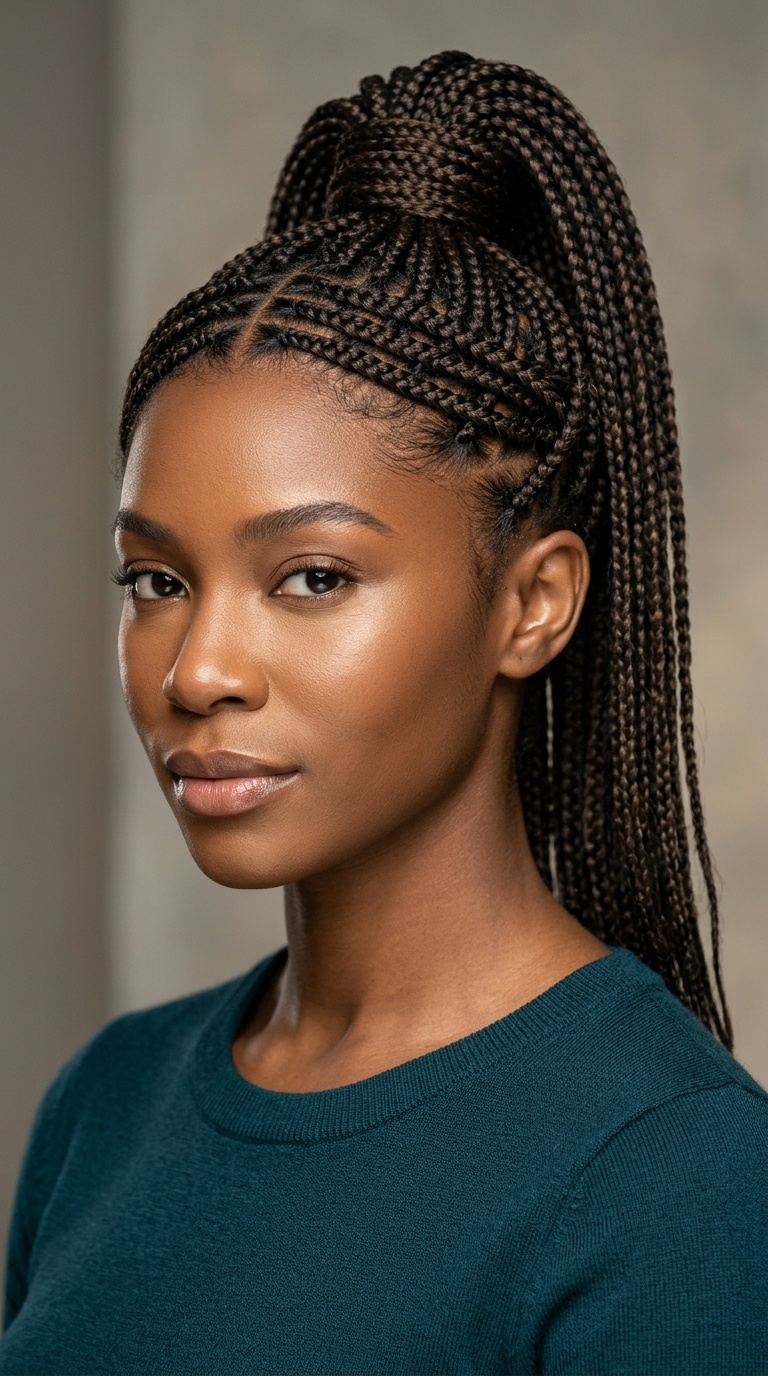 Criss-Cross High Pony