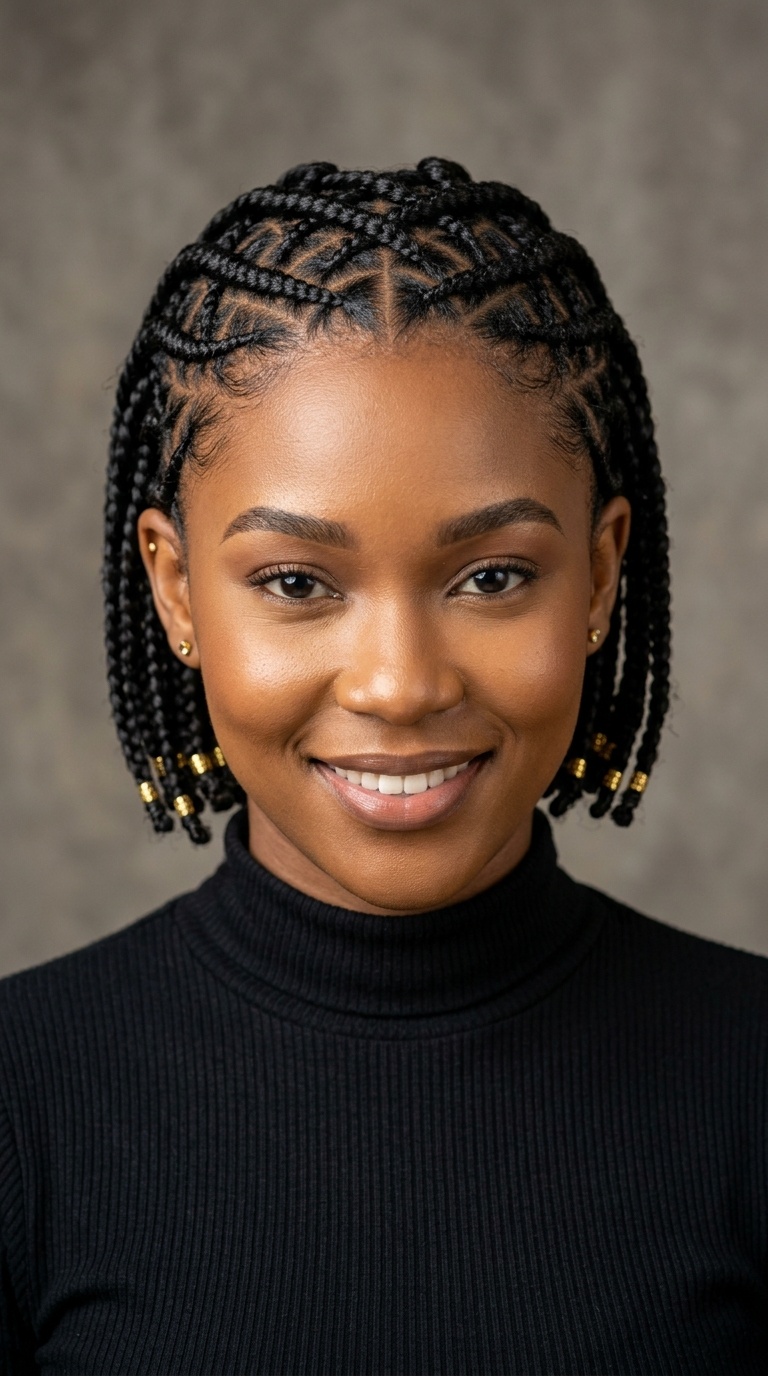Criss-Cross Patterned Braids