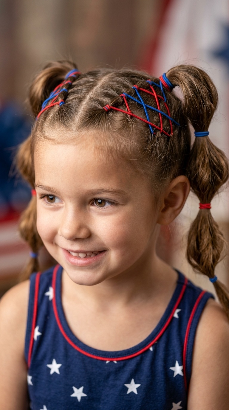 Criss-Cross Pigtail Elastics