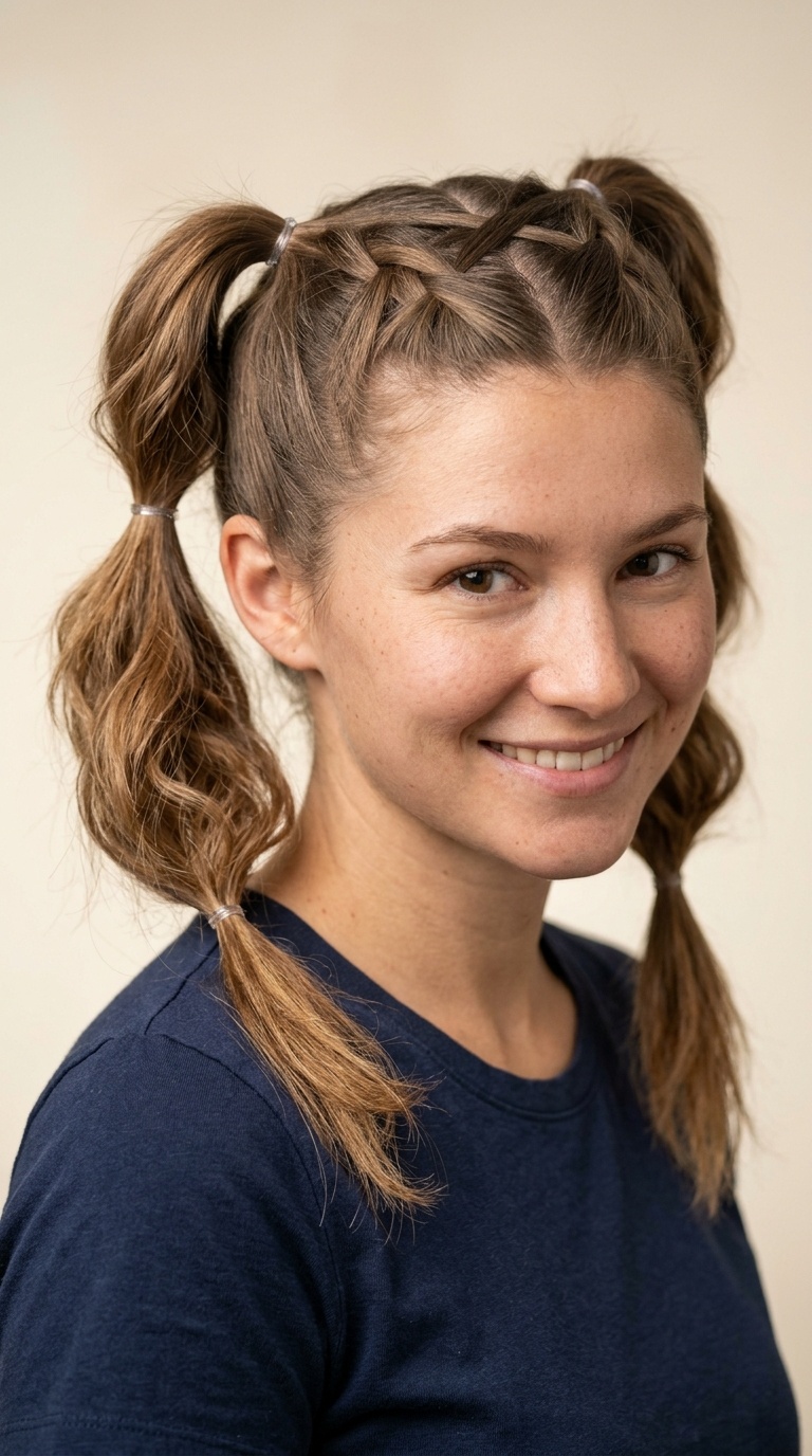 CRISS-CROSS PIGTAILS