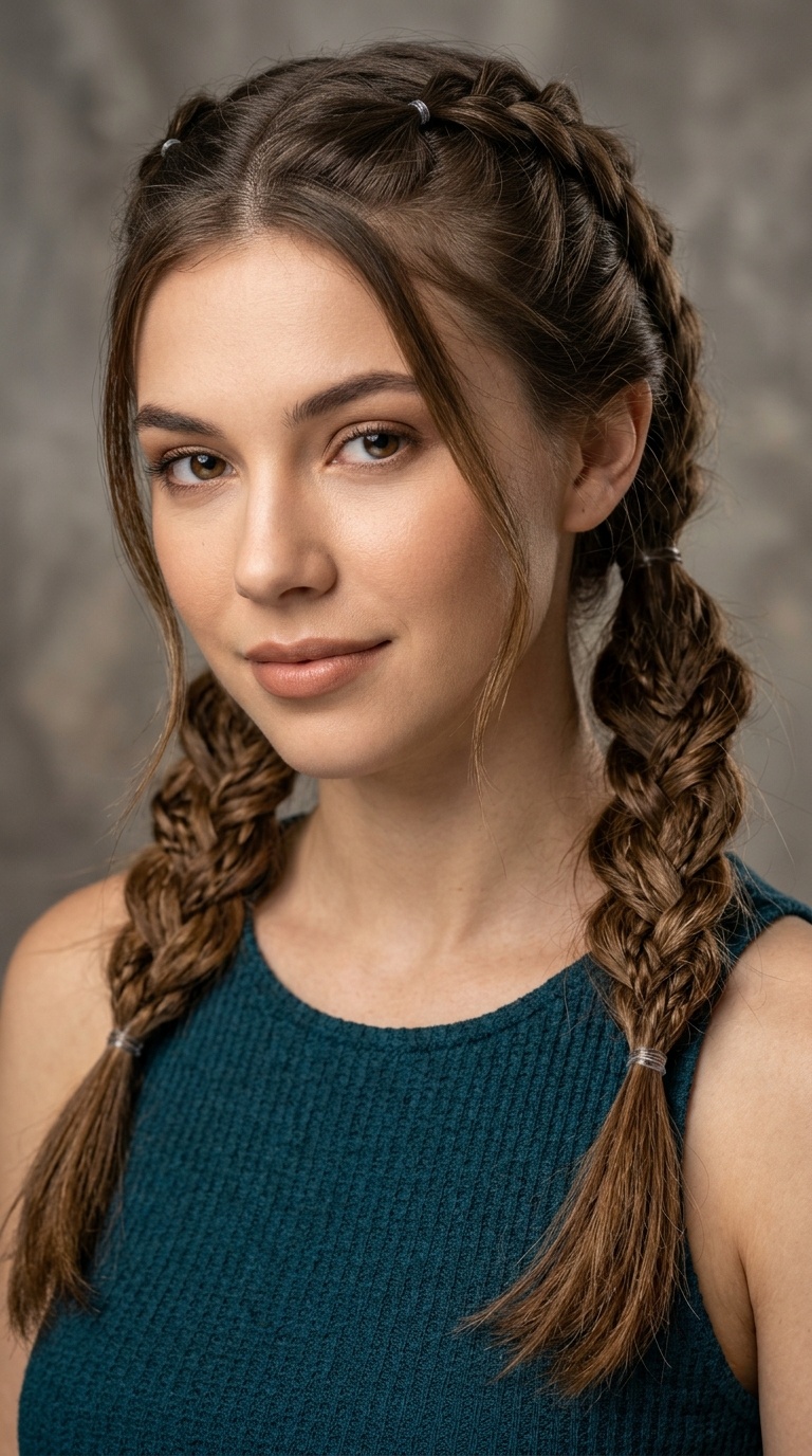 Criss-Cross Pull-Through Pigtails