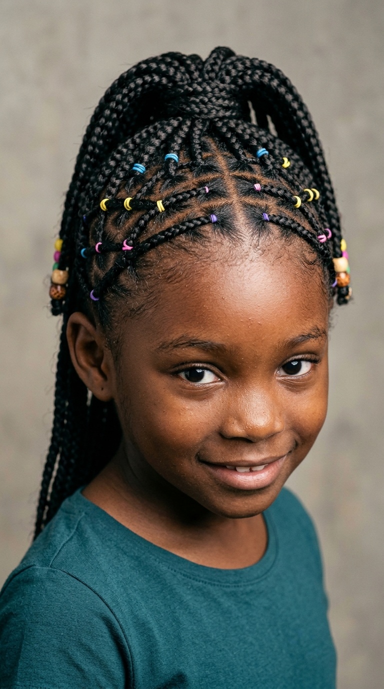 Criss-Cross Rubber Band and Braid Mix