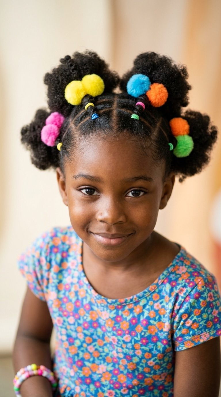 Criss-Cross Rubber Band Puffs