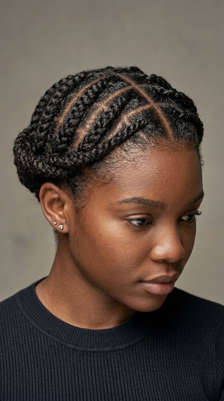 Criss-Cross Sectioned Crown