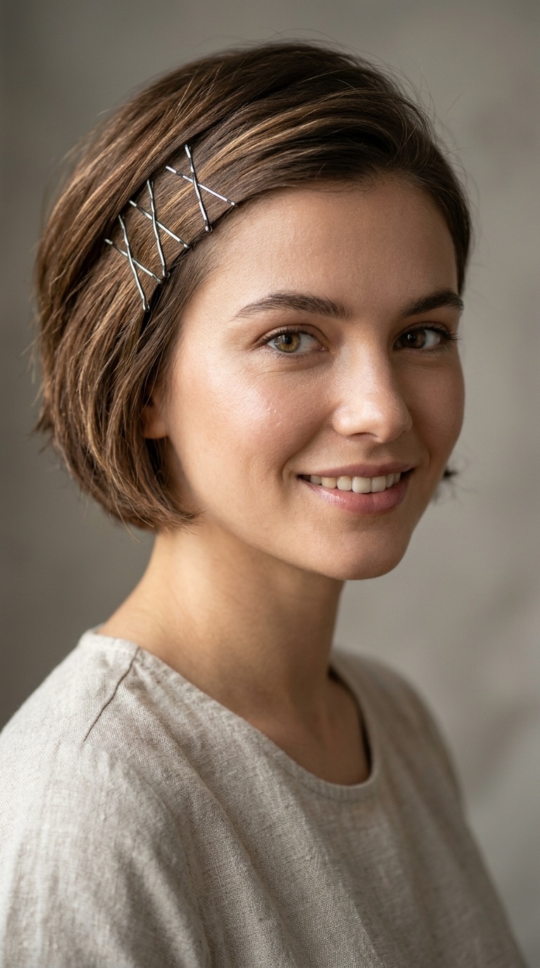 Criss-Cross Temple Accents