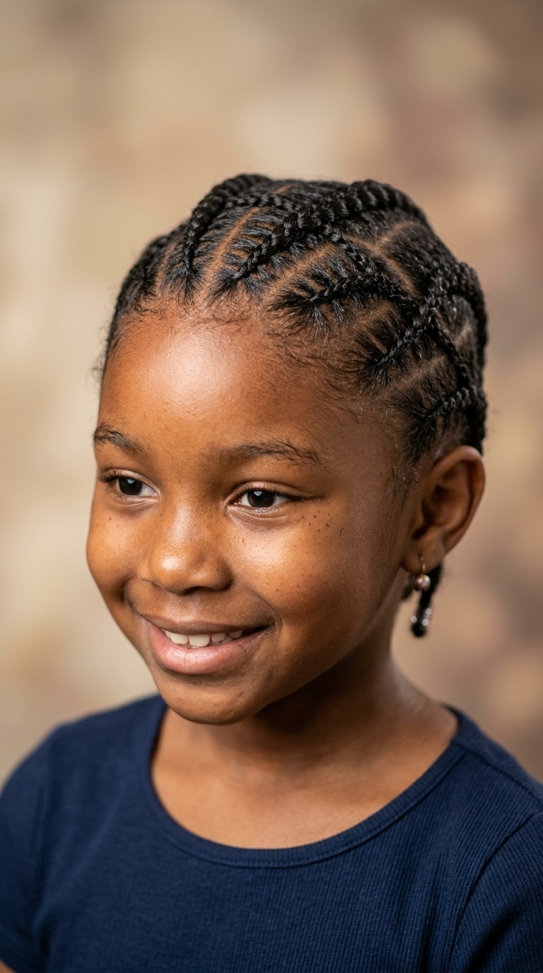 Criss-Cross Zig-Zag Cornrows