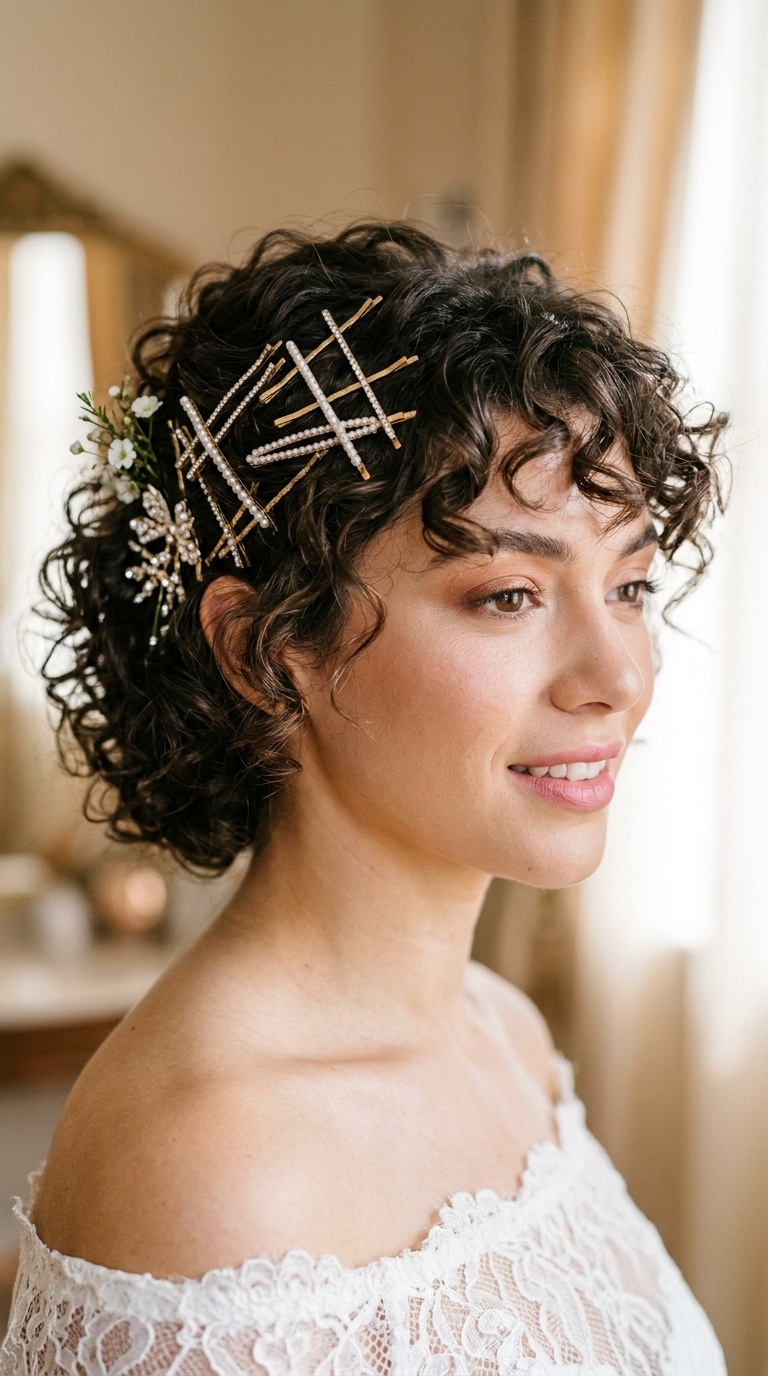 Criss-Crossed Bobby Pin Art