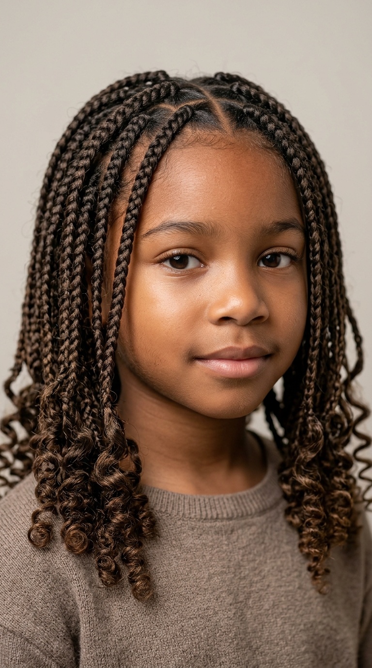 Crochet Box Braids with Curly Ends