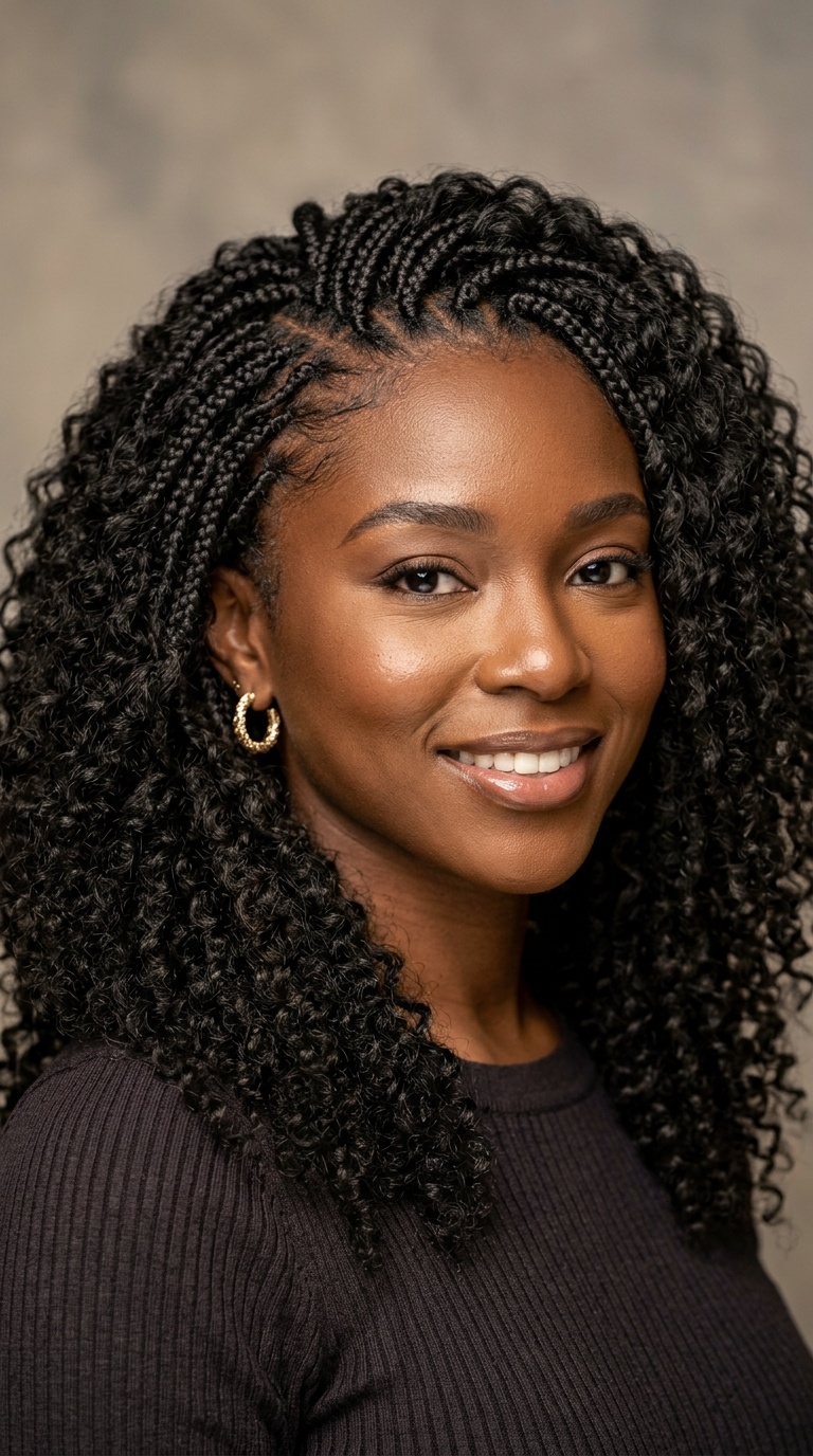 Crochet Braids with Curly Hair