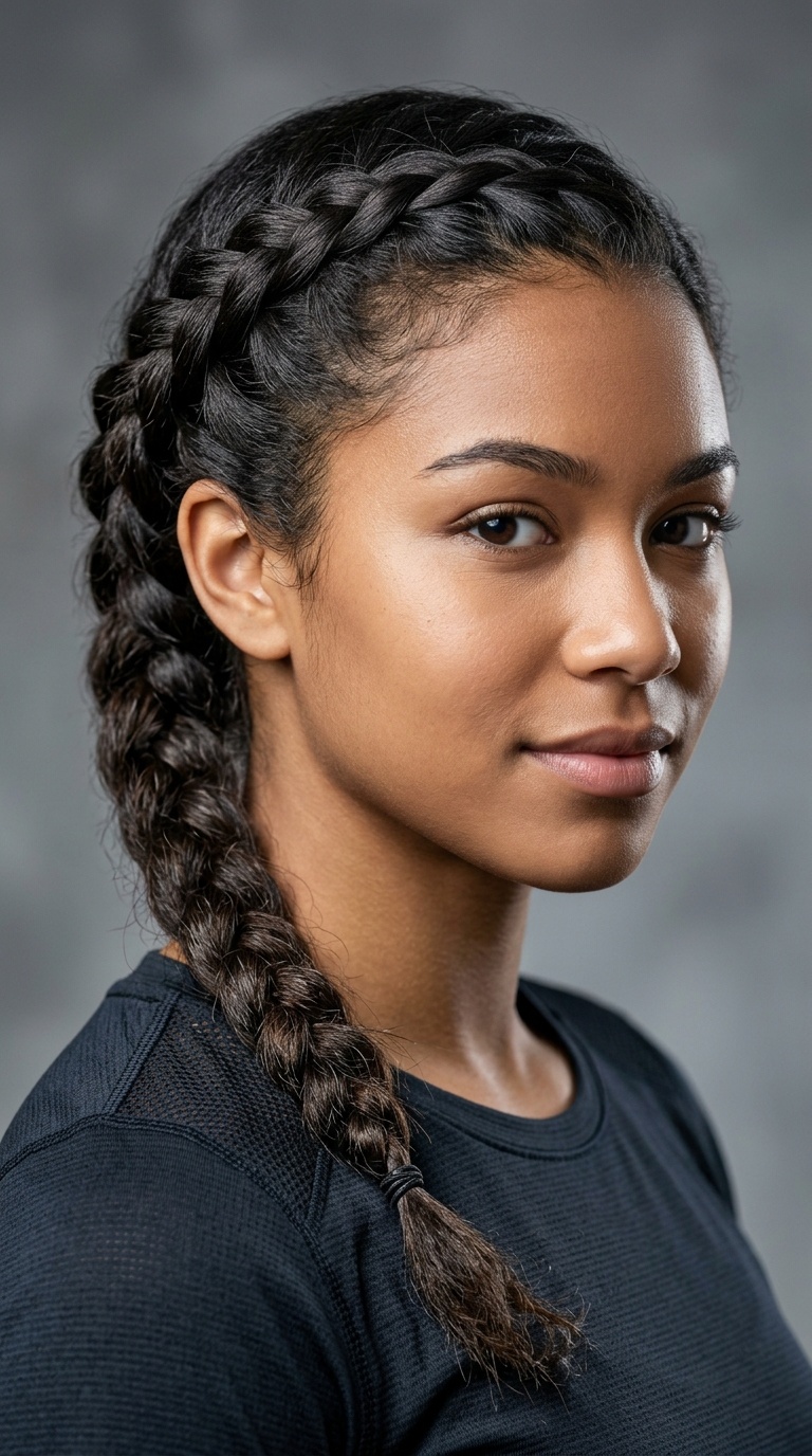 Cross-Over Side Braids