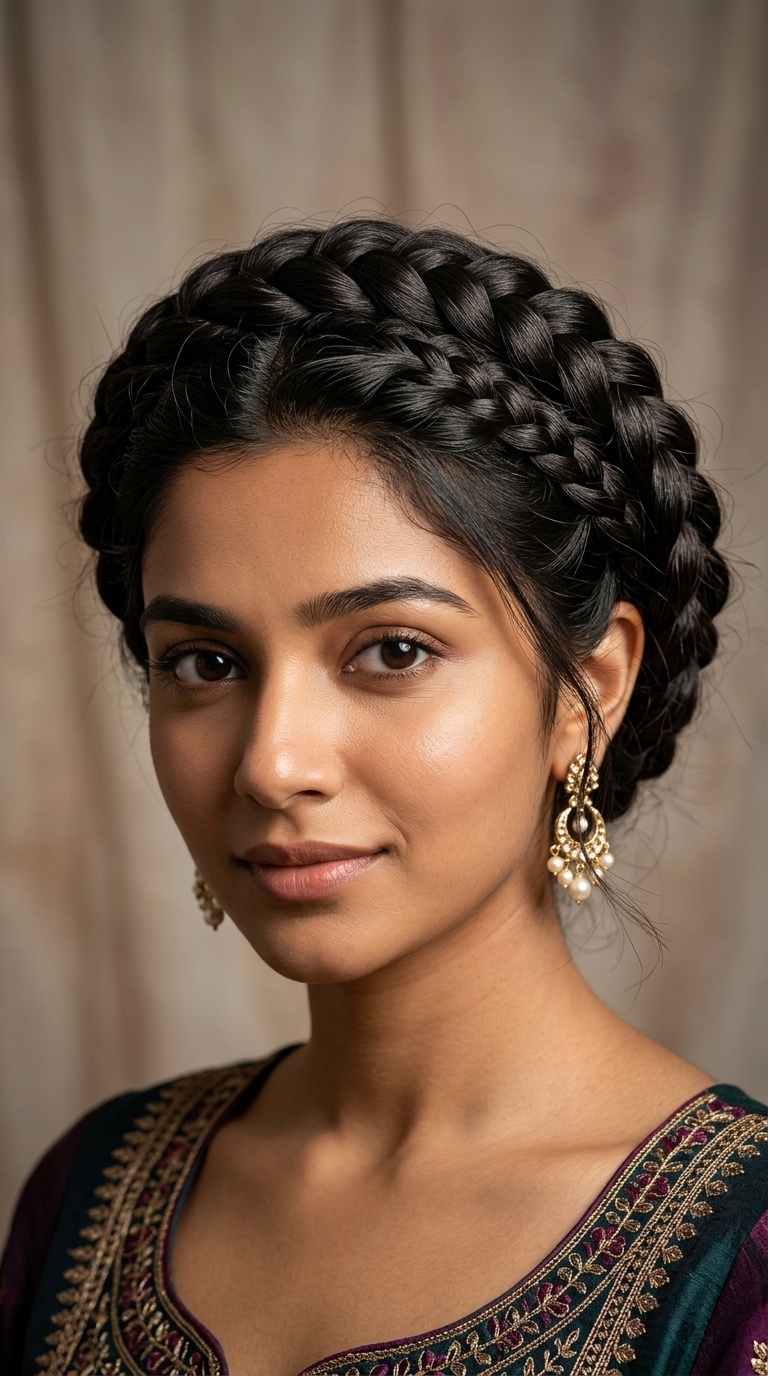 Crown Braid Updo