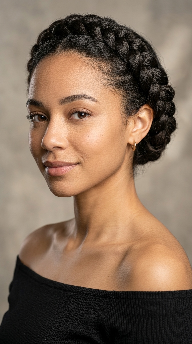 Crown Braid Updo