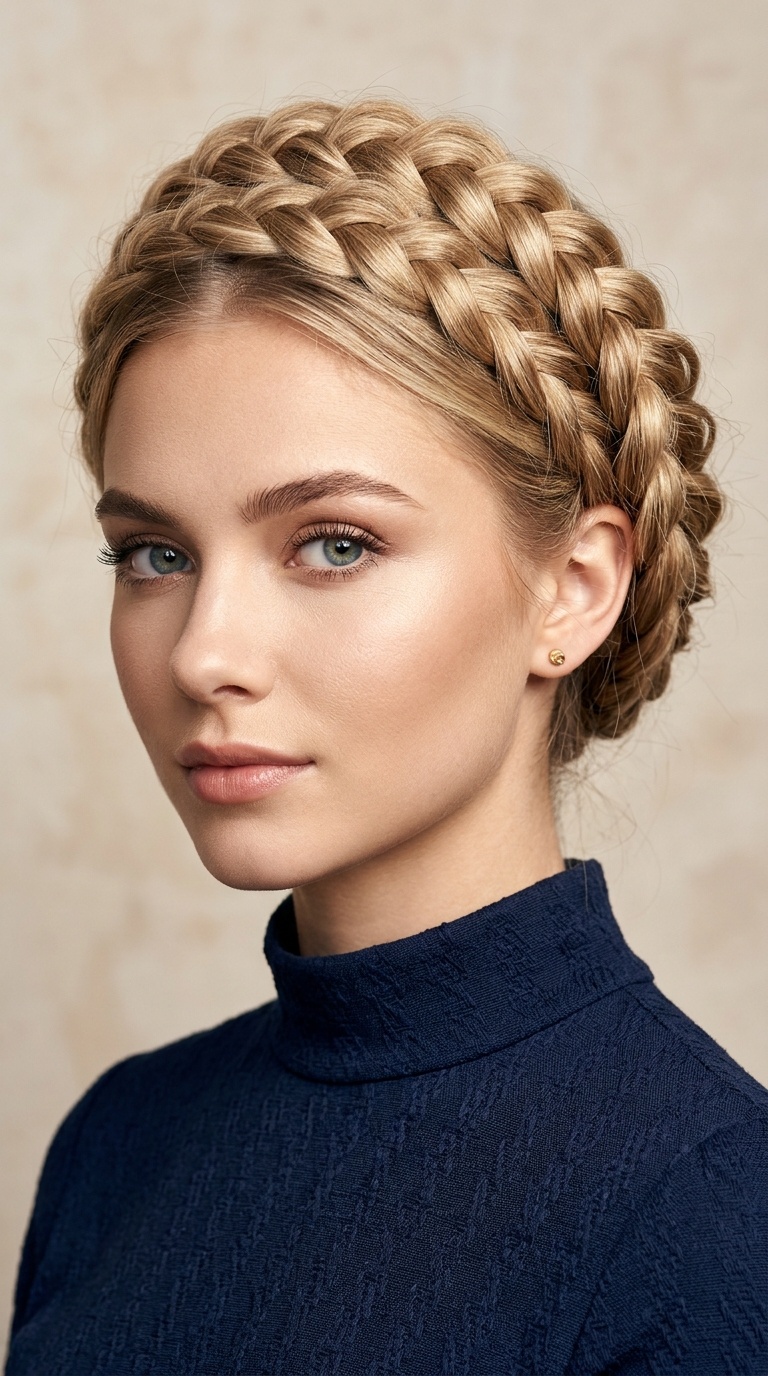 Crown Braid Updo