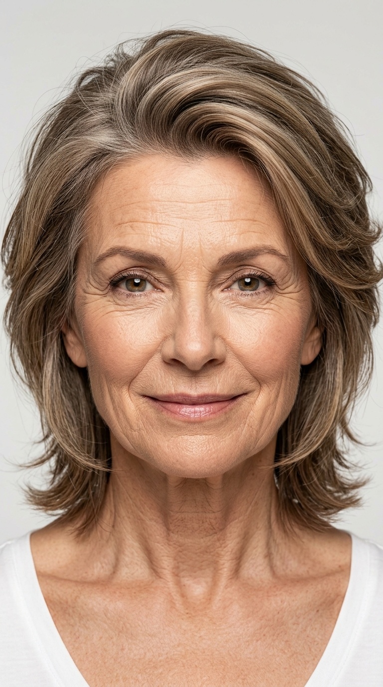 Crown-Focused Layered Cut