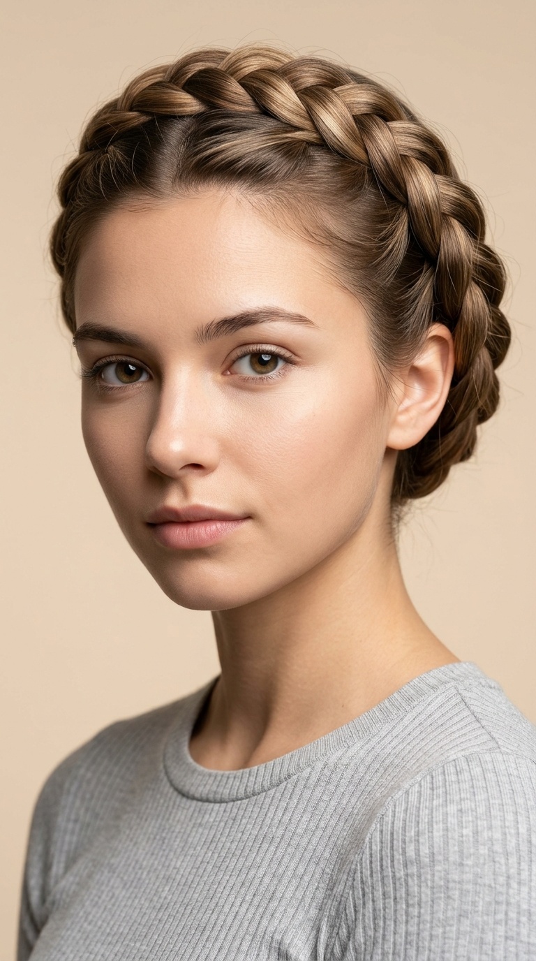 Crown French Braids