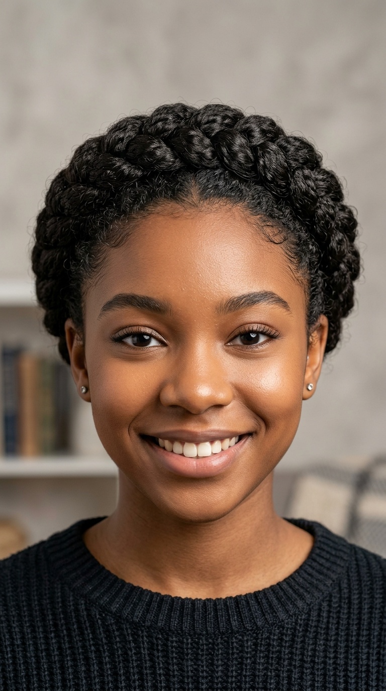 Crown Twist Updo