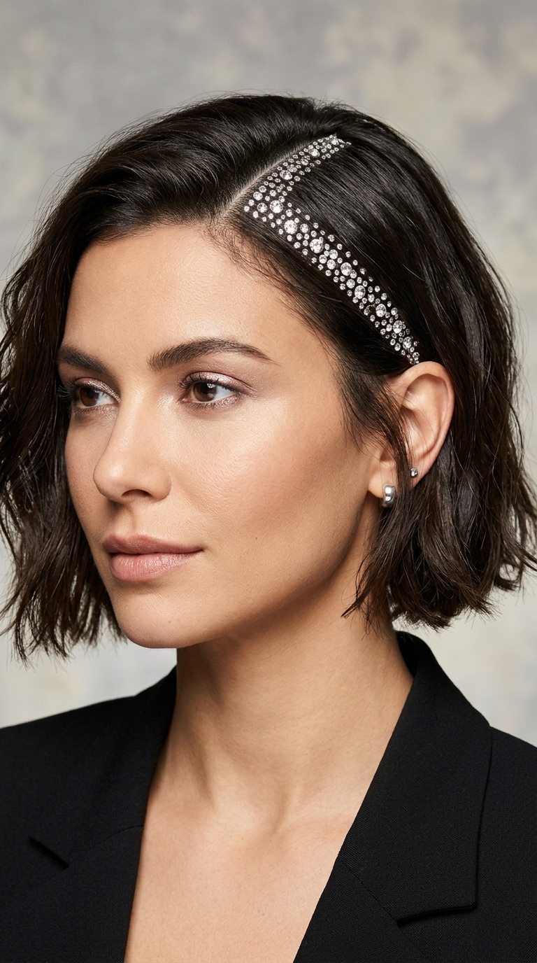 Crystal-Encrusted Parting