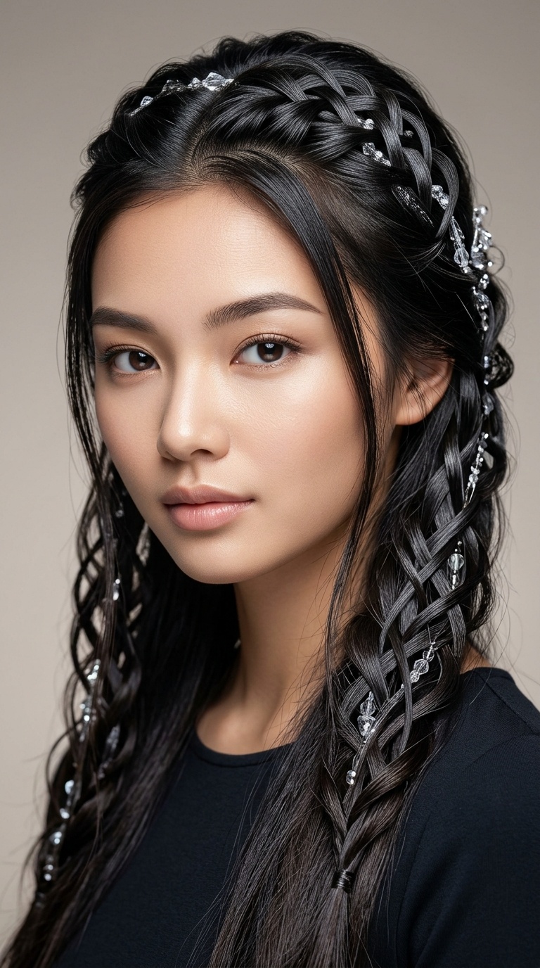 Crystal Waterfall Lattice