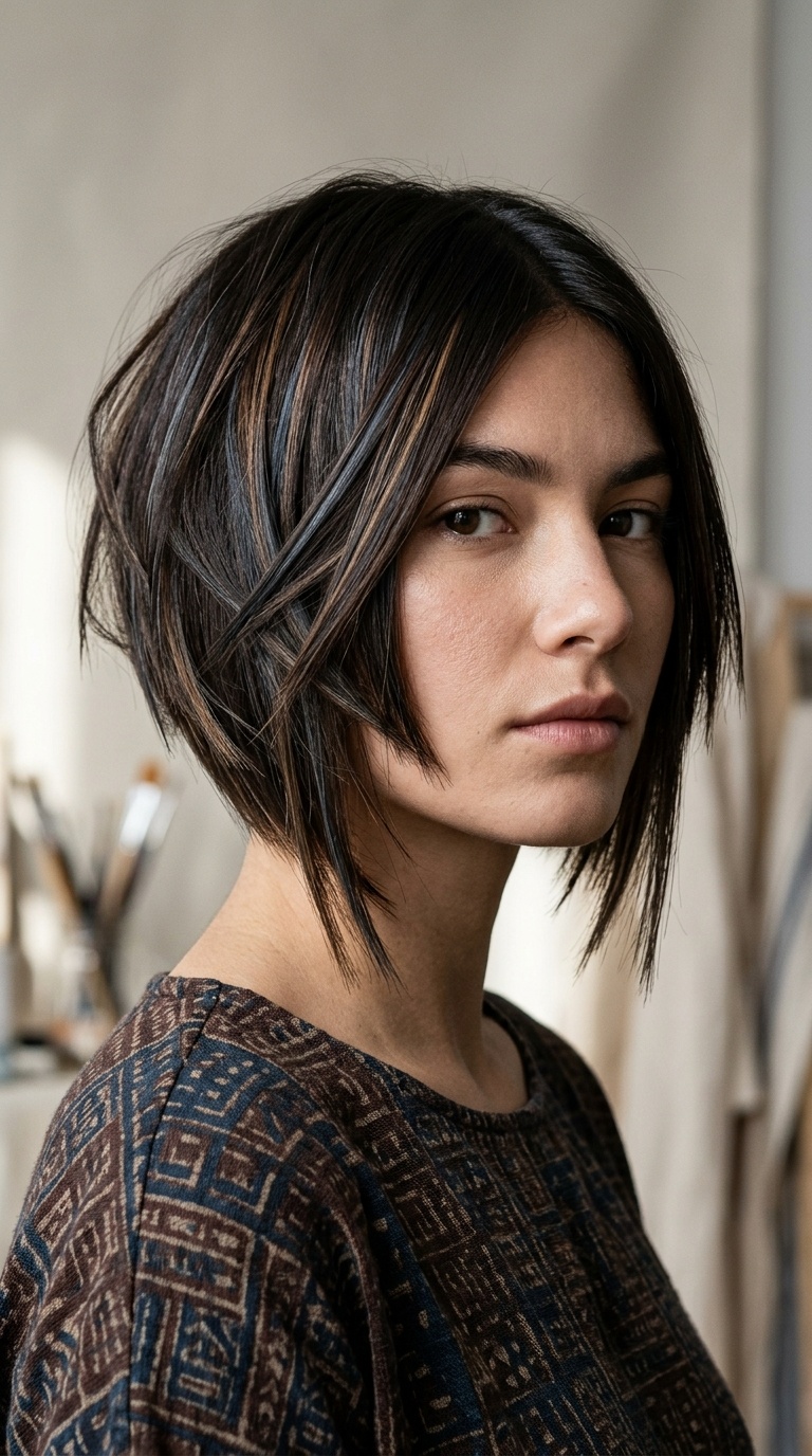 Cubist Asymmetrical Bob