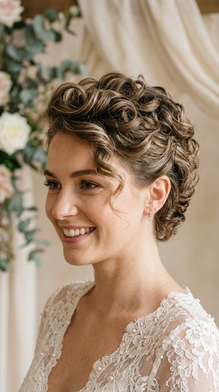 Curled Faux Hawk