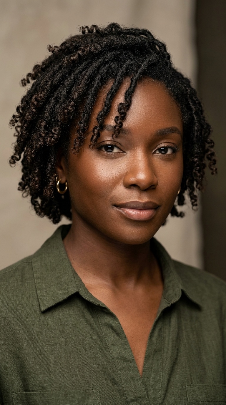 Curly-Ended Starter Locs