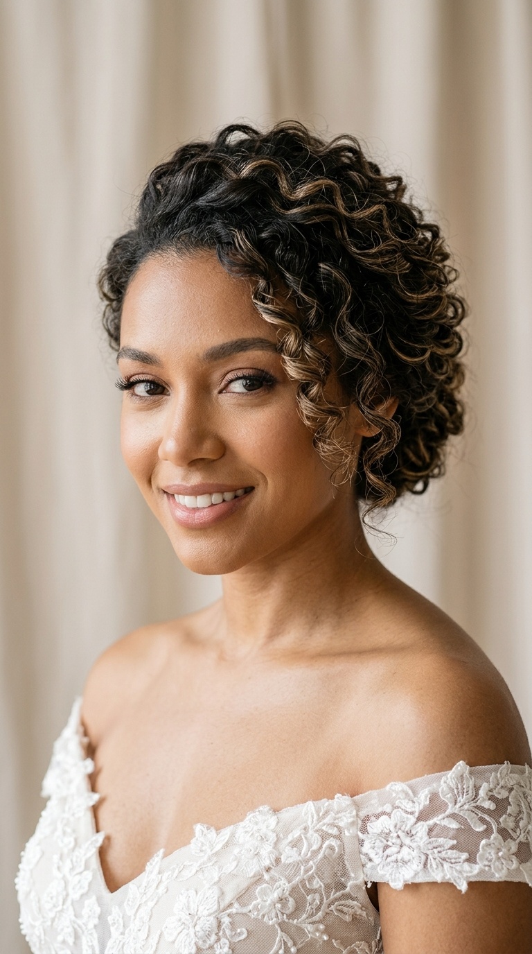 Curly French Twist