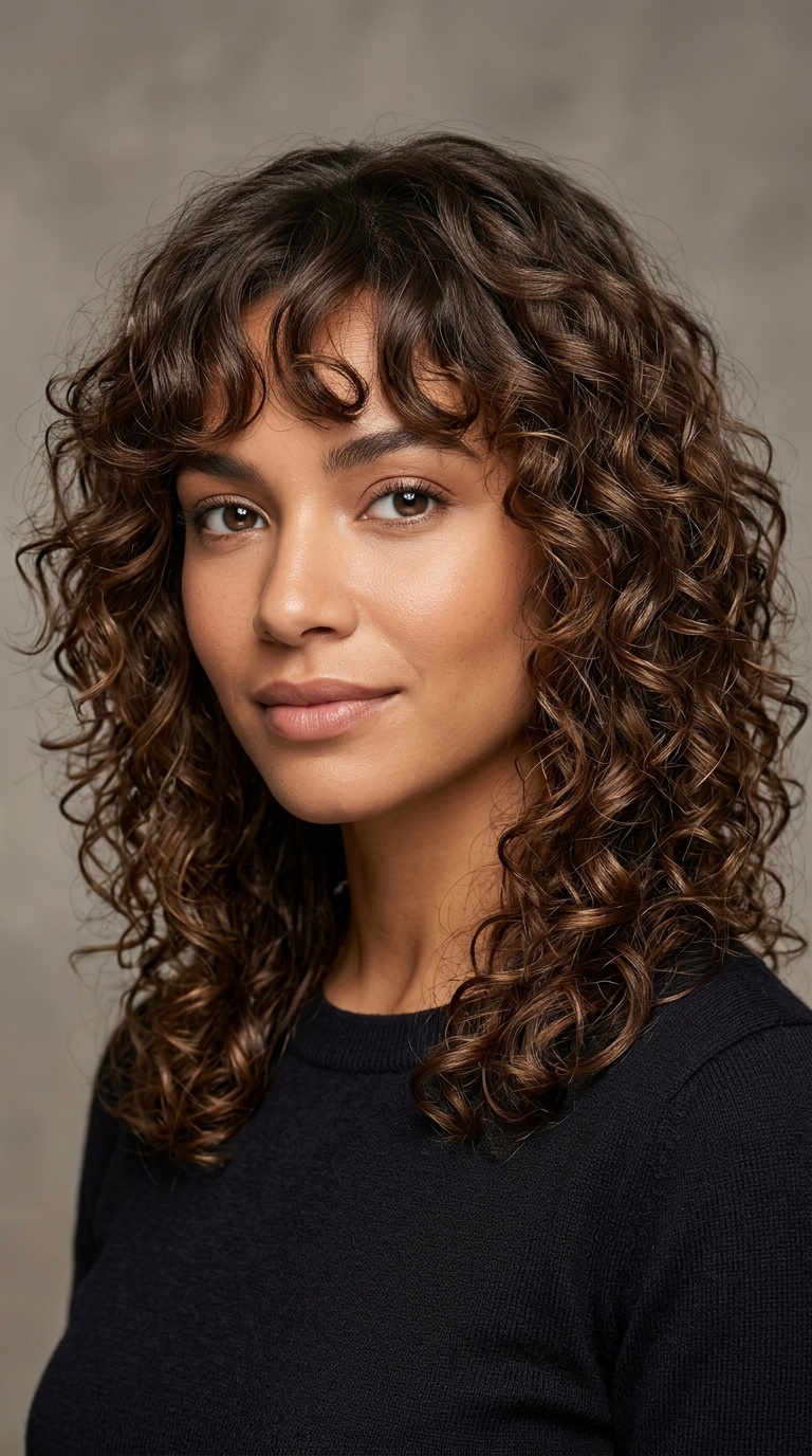 Curly Layered Transition