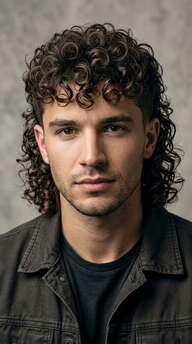 Curly Mullet